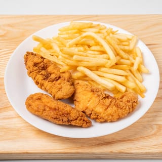 3 pc Chicken Tenders with Fries and Can Soda