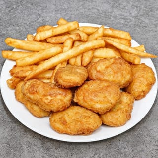 10 pc Chicken Nuggets with Fries and Can Soda