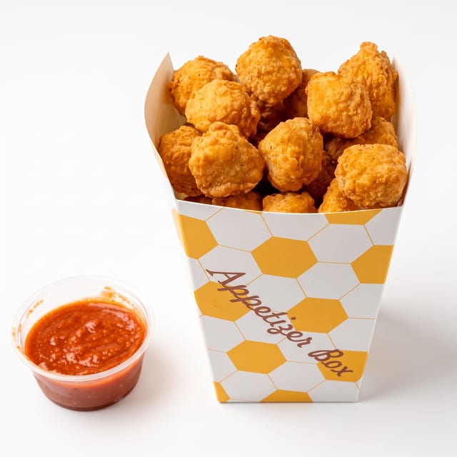 25 pc Popcorn Chicken.
